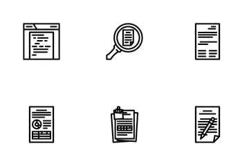 Business Document Icon Pack