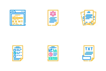 Business Document Icon Pack