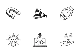 Business Doodle Icons 2