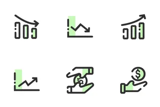 Business & E-commerce Filled Outline