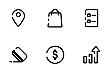 Business & E-commerce : Unique Style Icon Pack