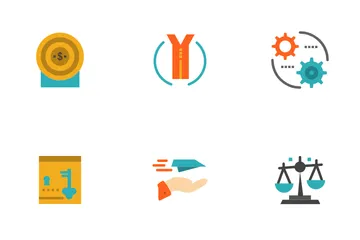 Business Elements And Symbols Metaphors Icon Pack