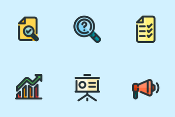Business (Filled Line) Icon Pack