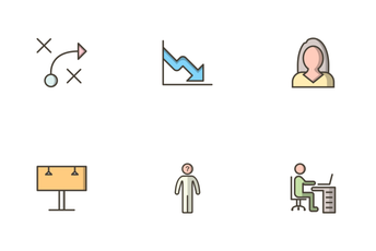 Business Filled Outline Icon Pack
