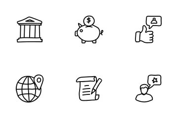 Business, Finance And Accounting Icon Pack