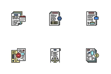 Business Finance Audit Icon Pack