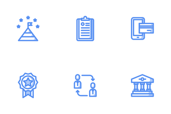 Business Finance Shady Icon Pack