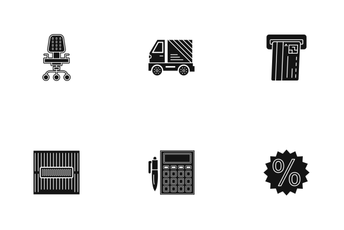 Business Glyph - 3 Part-4 Icon Pack