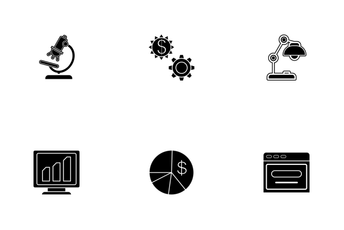 Business Glyph - 3 Part-5 Icon Pack