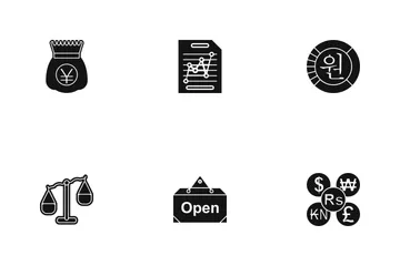 Business Glyph - 3 Part-7 Icon Pack
