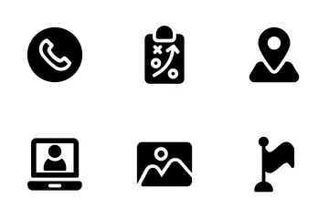 Business Glyph Icon Pack