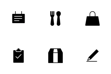 Business Glyph Icon Pack