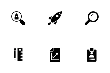 Business Glyphs Icons Icon Pack