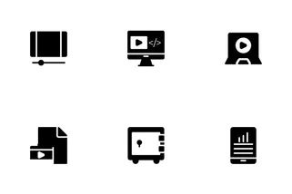Business Glyphs Icons