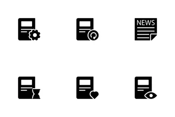 Business Glyphs Icons Icon Pack