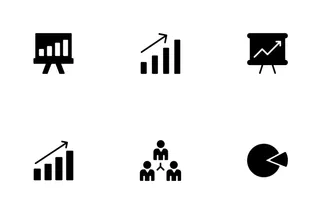 Business Glyphs Icons