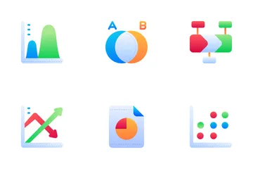 Business Graph And Chart Icon Pack