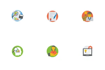 Business Growth Management Icon Pack