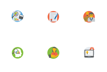 Business Growth Management Icon Pack