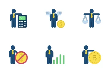 Business Human Figures Icon Pack