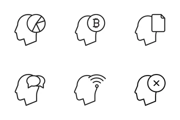Business In Brain Icon Pack