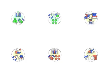 Business Incubators Icon Pack