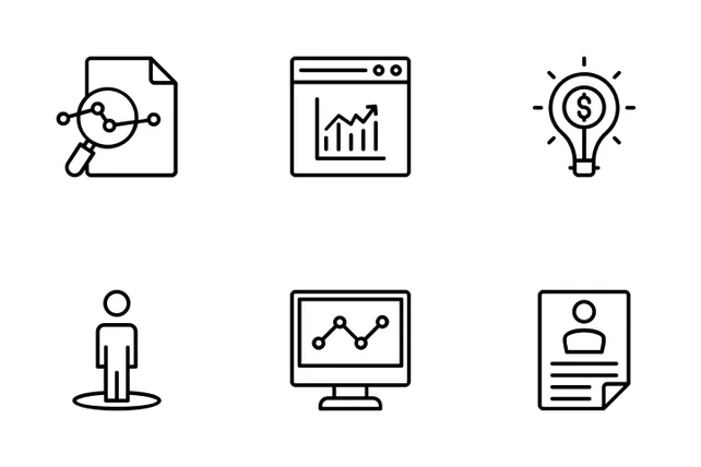 Download Business Intelligence Icon pack Available in SVG, PNG & Icon Fonts