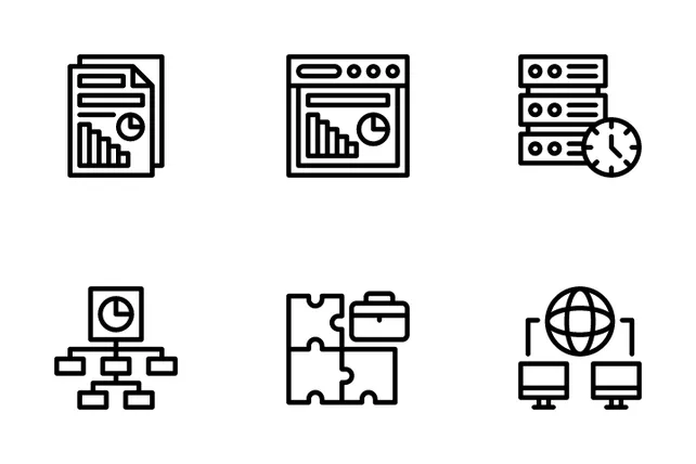 Download Business Intelligence Icon pack Available in SVG, PNG & Icon Fonts