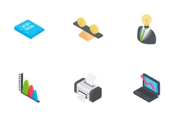 Business Isometric Icons 2 Icon Pack