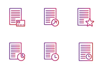 Business Letter Icon Pack
