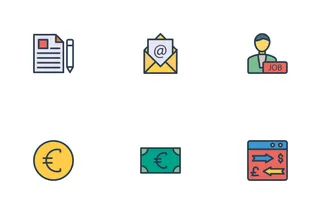 Business Line Color Icons