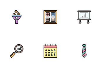 Business Line Filled - 2 Part-6 Icon Pack