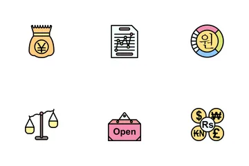 Business Line Filled - 2 Part-7 Icon Pack