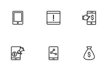 Business Line Icons Icon Pack