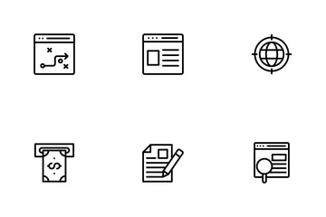 Business Line Icons Icon Pack