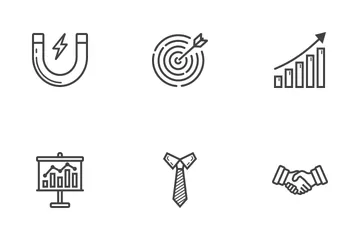 Business Line Icons Icon Pack