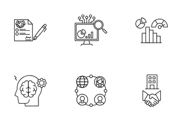 Business Management 3 Icon Pack Icon Pack