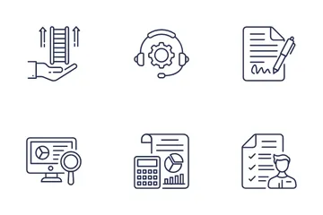Business Management Process Icon Pack