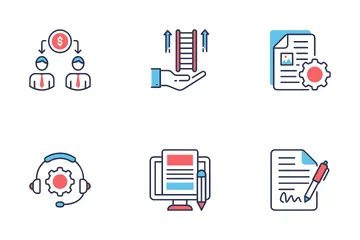 Business Management Process Icon Pack