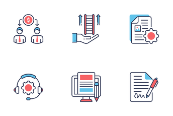 Business Management Process Icon Pack