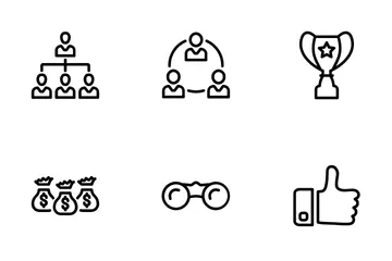 Business Management Set 1 Icon Pack