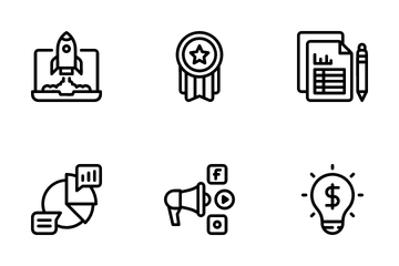 Business Marketing Icon Pack