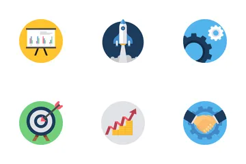 Business Marketing And Management Icon Pack