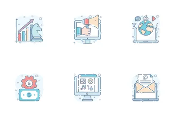 Business Marketing And Management Icon Pack