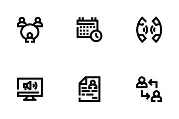 Business Meeting Icon Pack