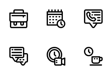 Business Meeting Icon Pack