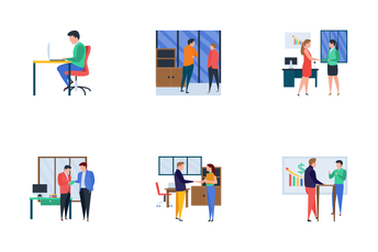 Business Meetings Icon Pack