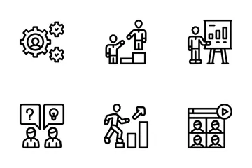 Business Mentoring Icon Pack