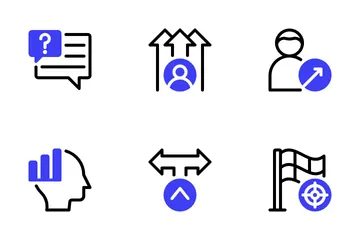 Business Mentoring Icon Pack