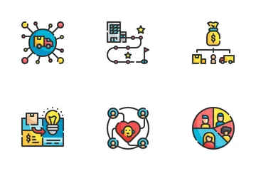 Business Model Canvas Icon Pack